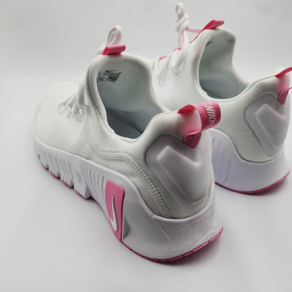 Womens Sz 12 Nike Training Shoes Free Metcon 6 White Pink FJ7126-109 men 10.5 - Picture 4 of 5